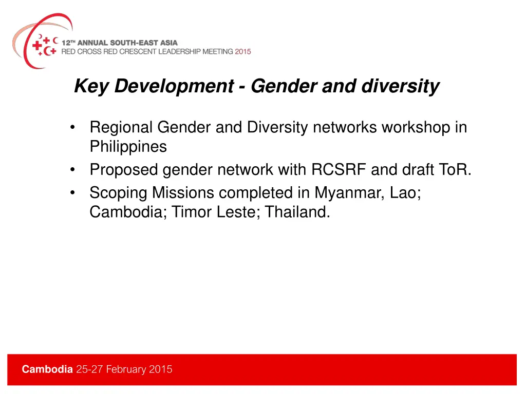 key development gender and diversity