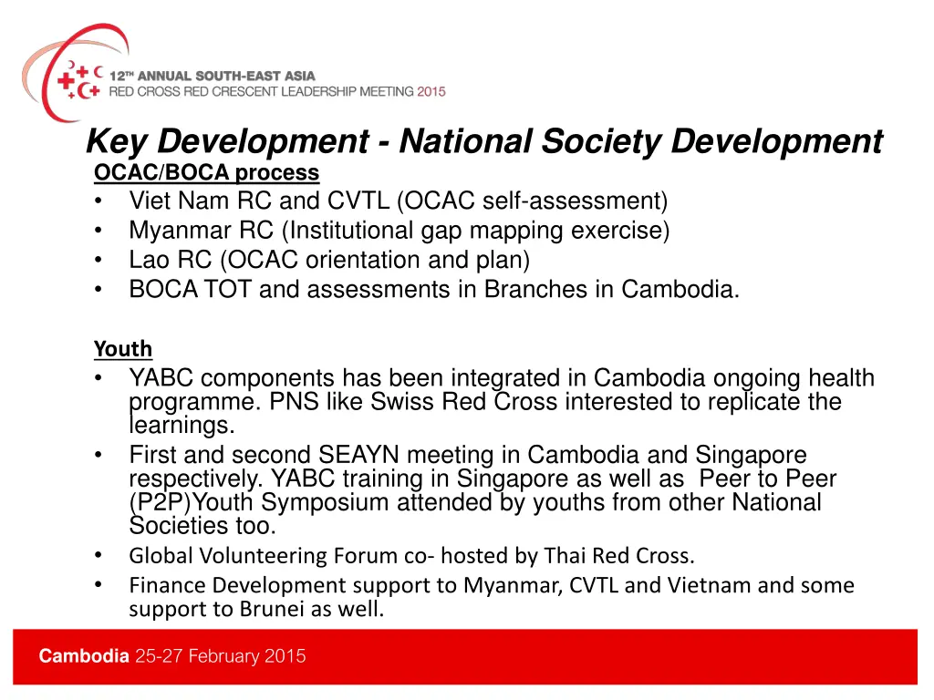 key development national society development ocac