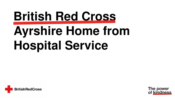 british red cross ayrshire home from hospital