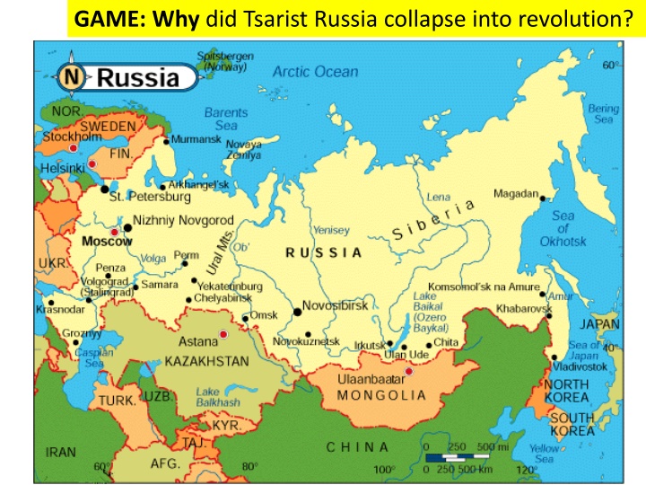 game why did tsarist russia collapse into