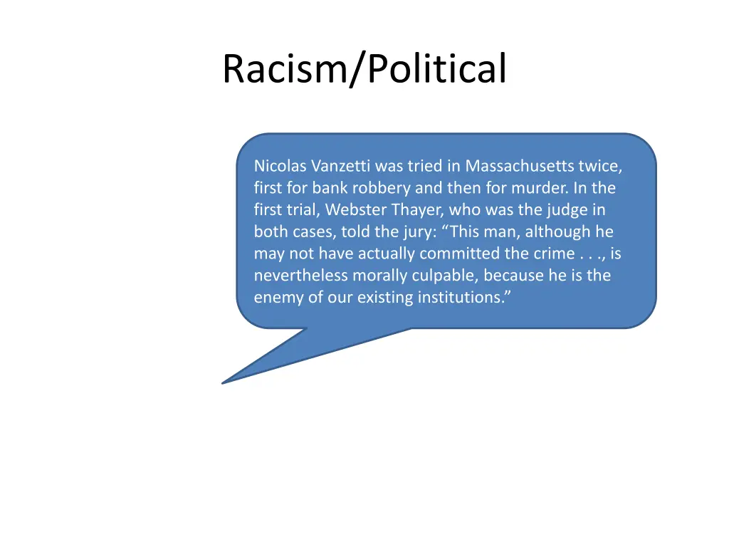 racism political 1