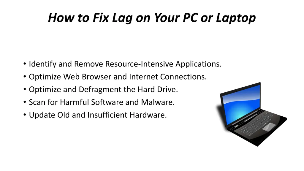 how to fix lag on your pc or laptop