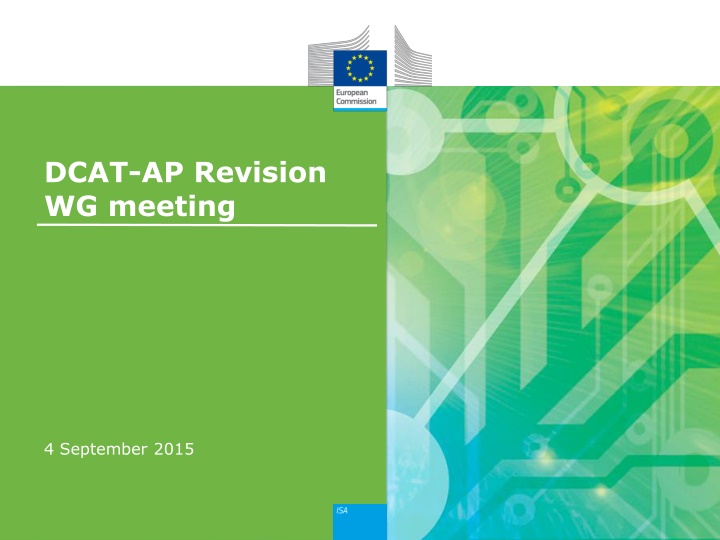 dcat ap revision wg meeting