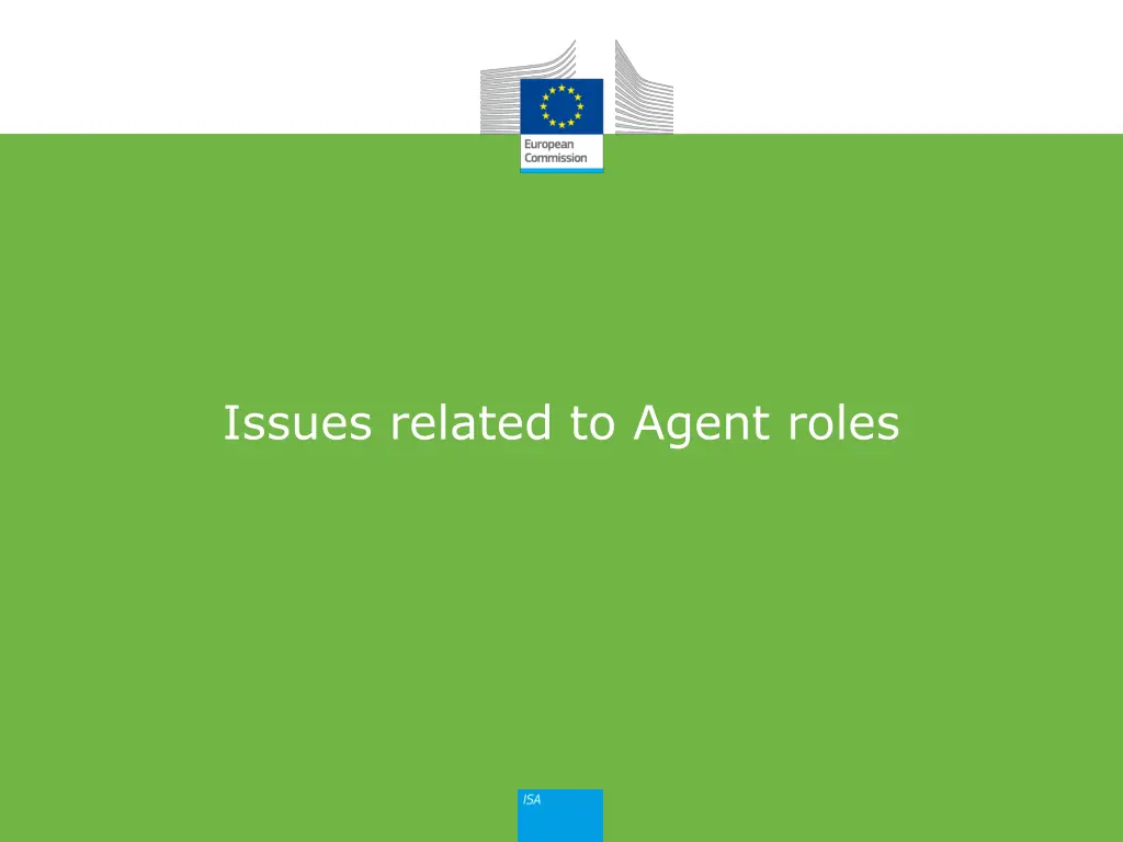 issues related to agent roles