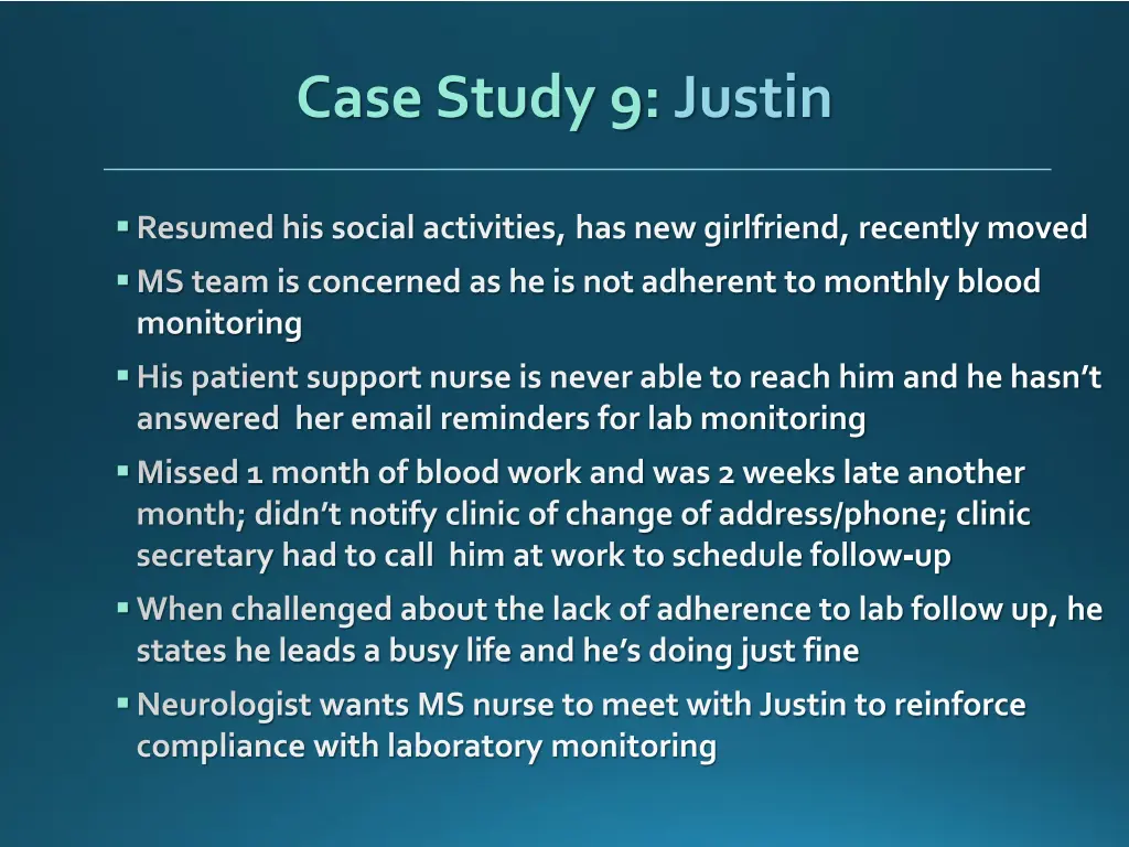 case study 9 justin 1