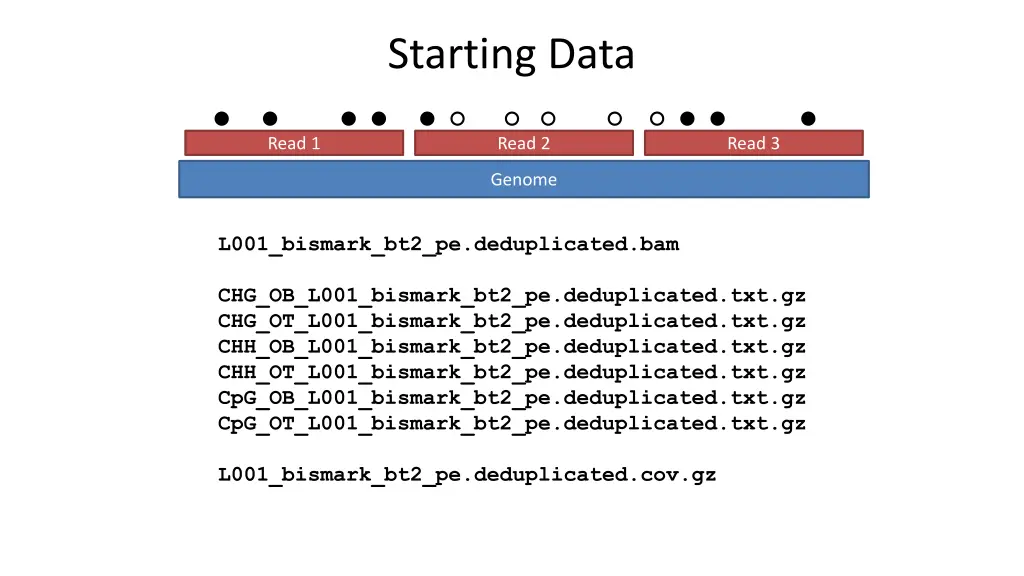 starting data