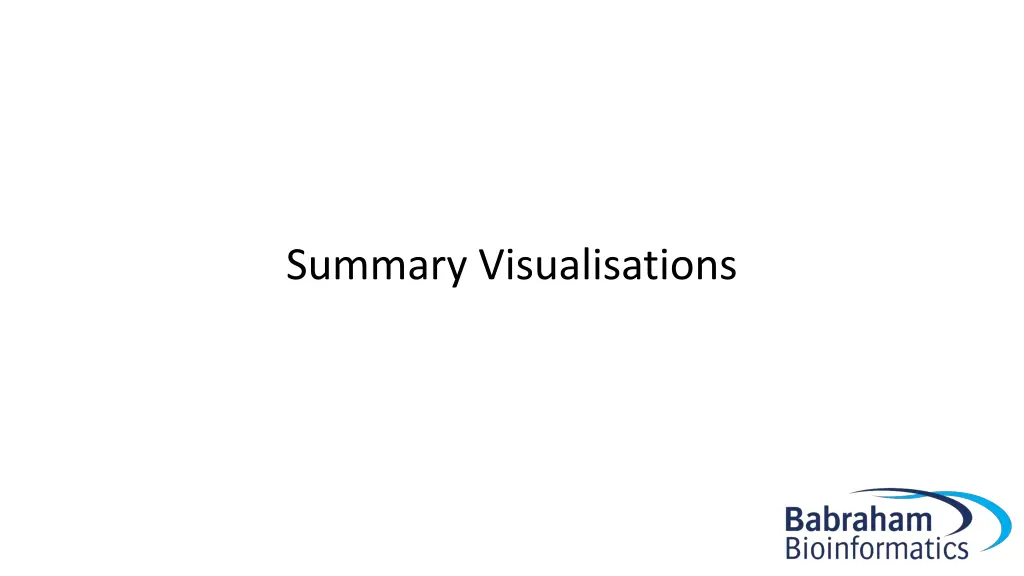 summary visualisations