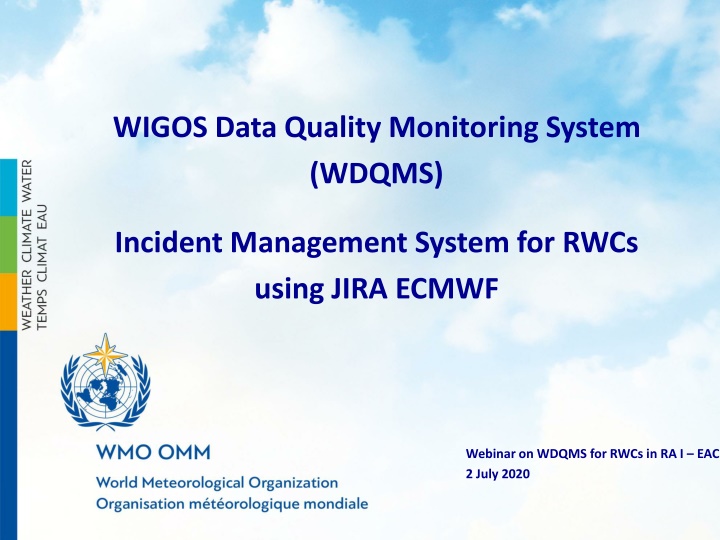 wigos data quality monitoring system wdqms