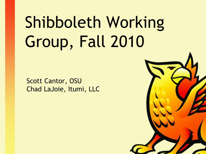 shibboleth working group fall 2010