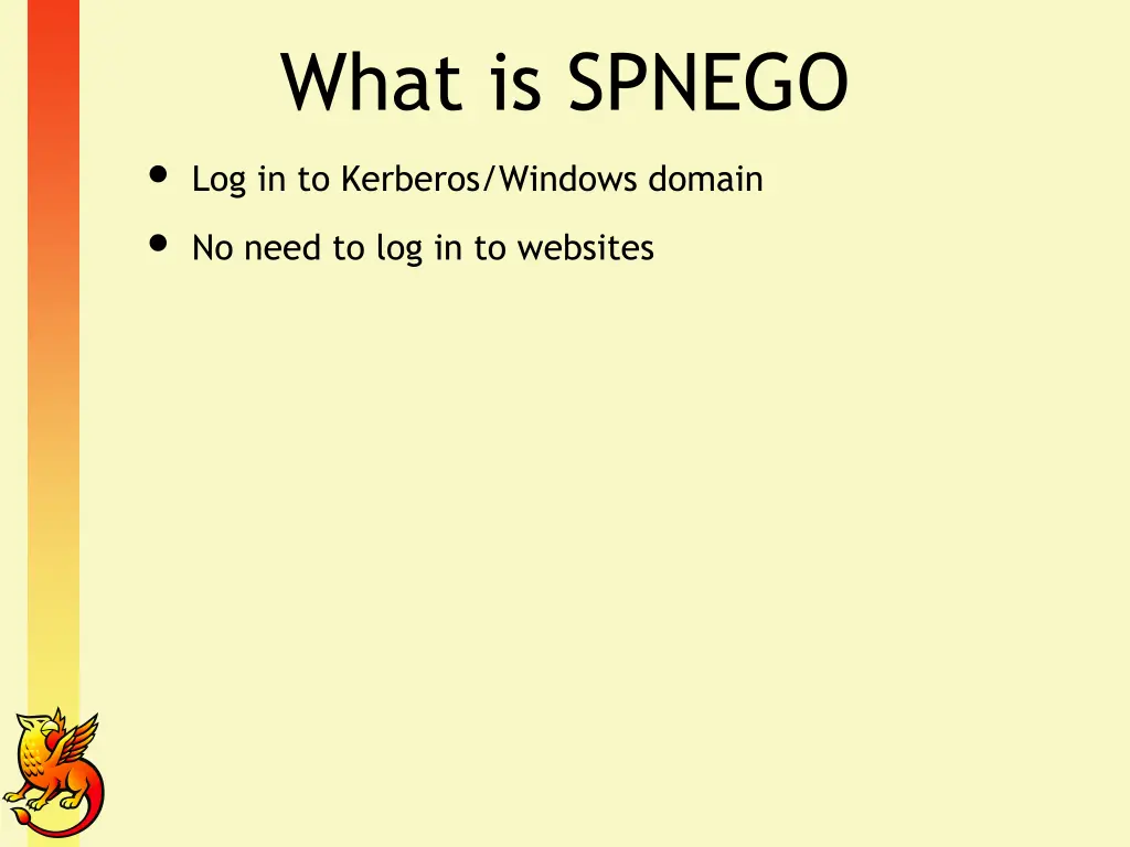 what is spnego log in to kerberos windows domain