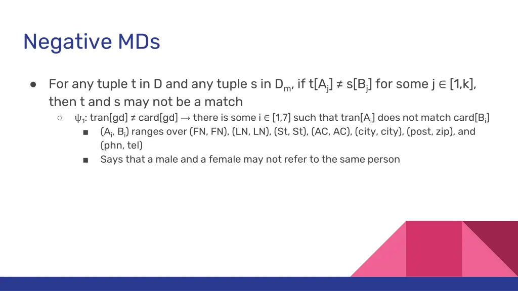 negative mds