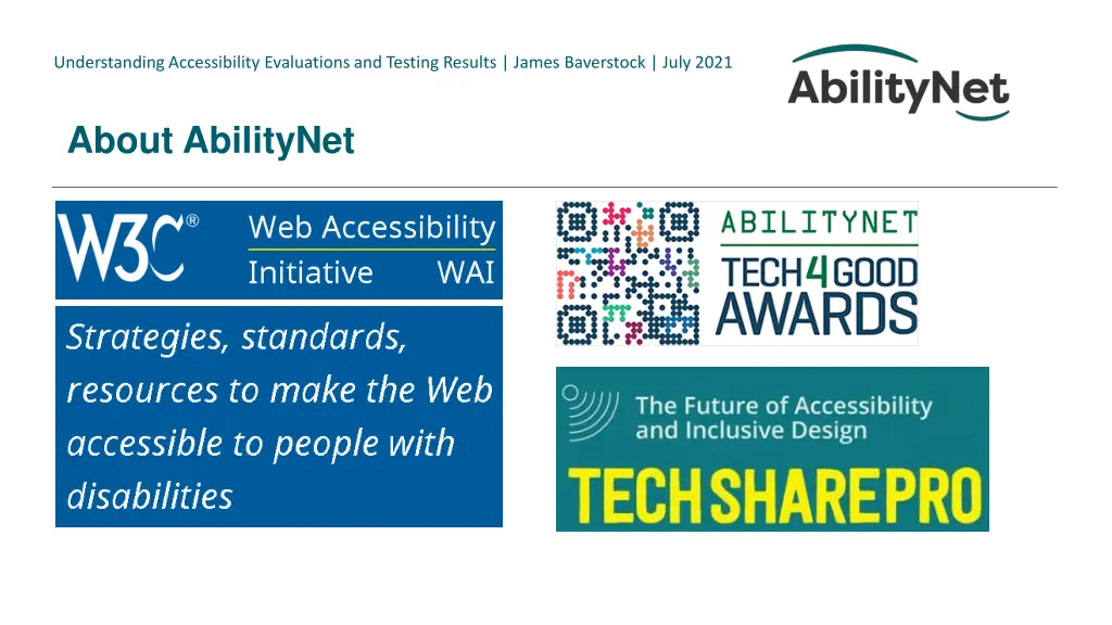 understanding accessibility evaluations 1