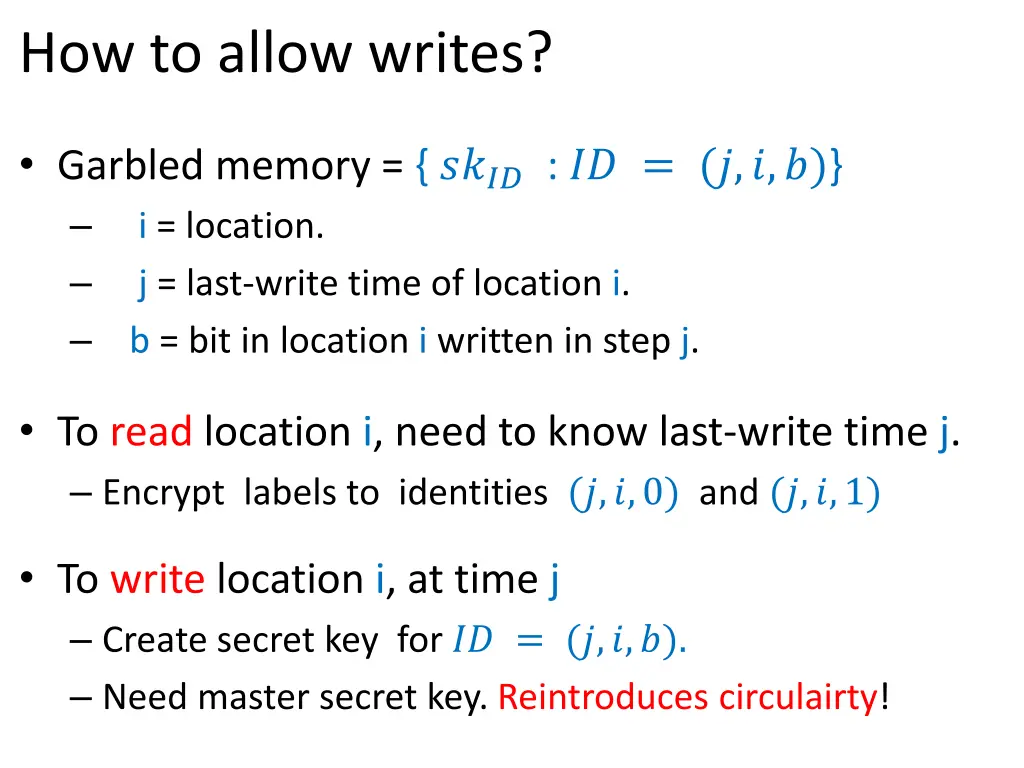 how to allow writes 1