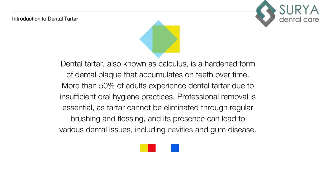 introduction to dental tartar introduction