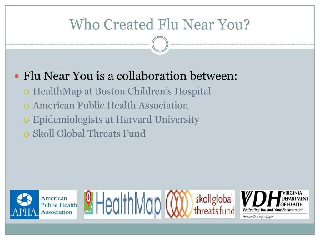 who created flu near you