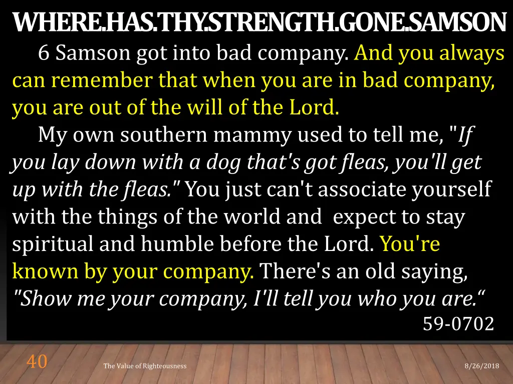 where has thy strength gone samson 6 samson