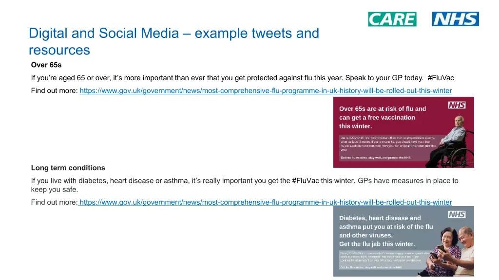 digital and social media example tweets 1