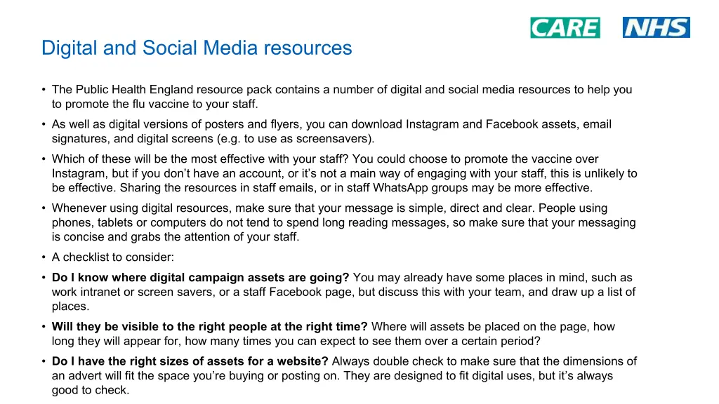 digital and social media resources