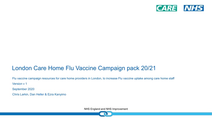 london care home flu vaccine campaign pack 20 21