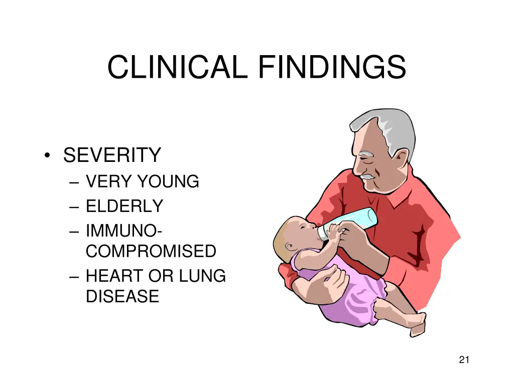 clinical findings