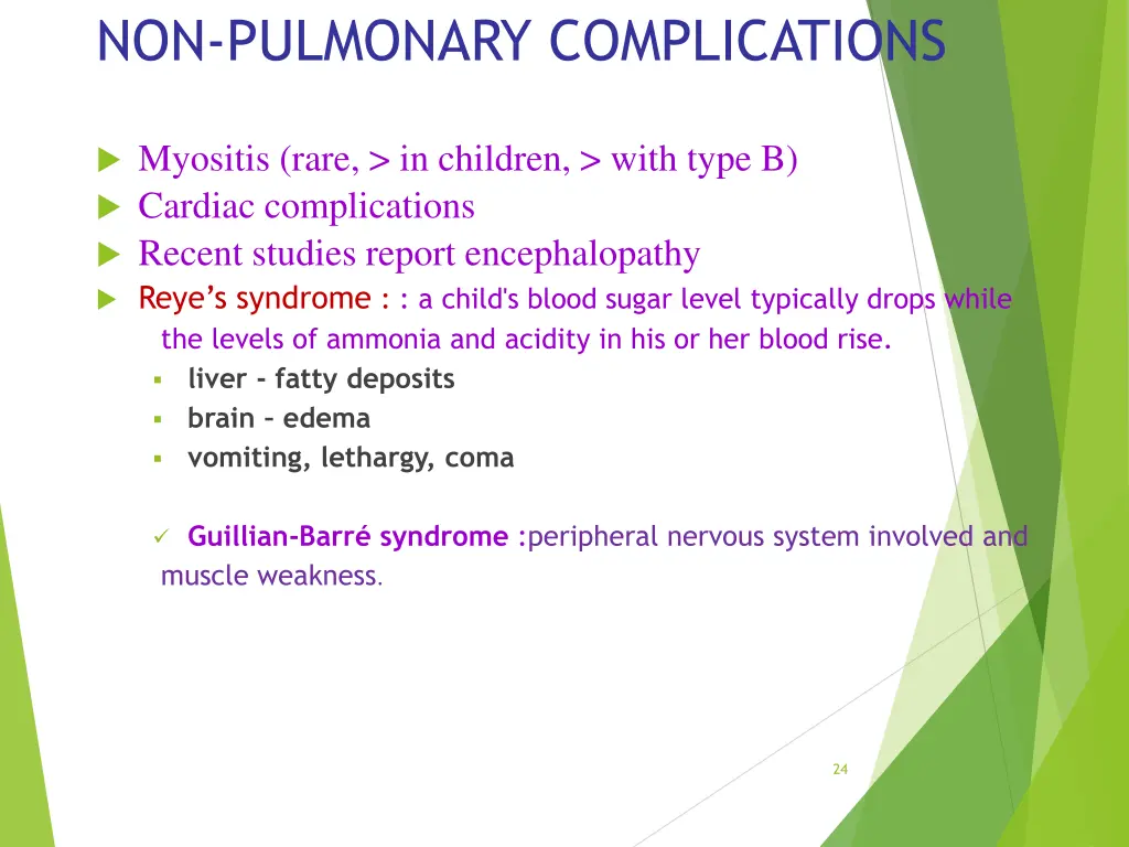 non pulmonary complications