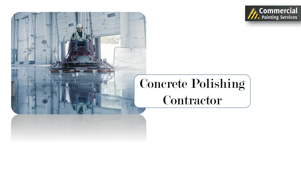 concrete polishing contractor