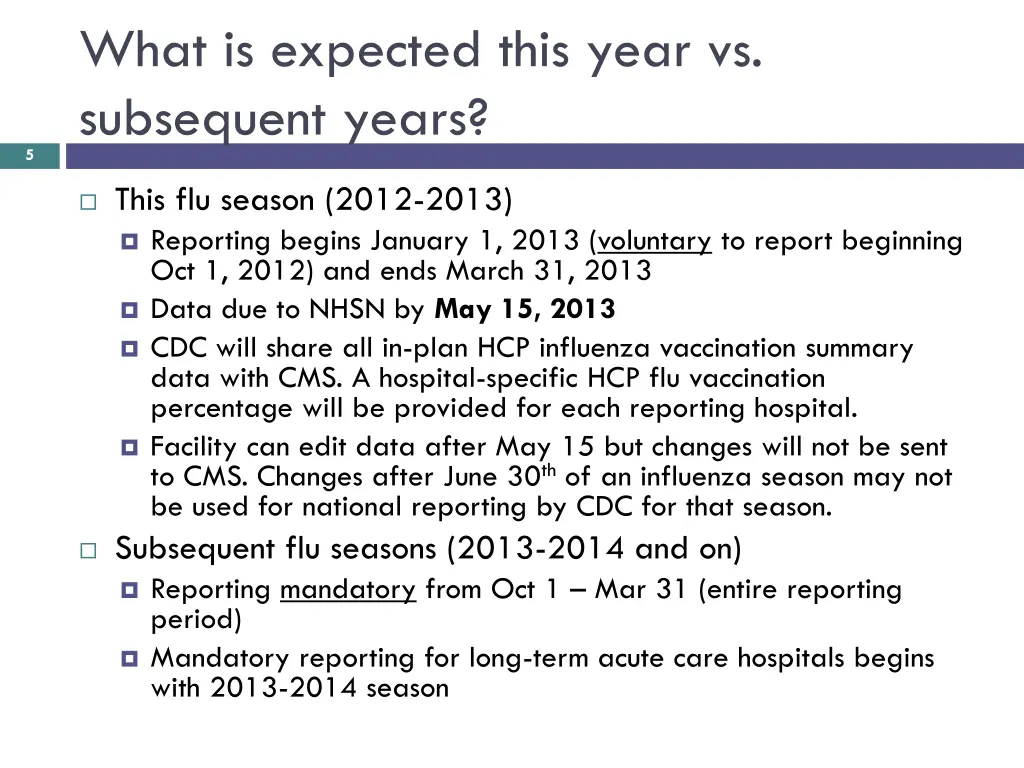 what is expected this year vs subsequent years