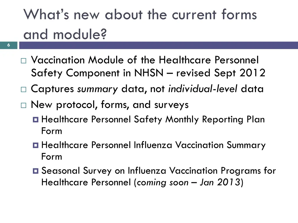 what s new about the current forms and module