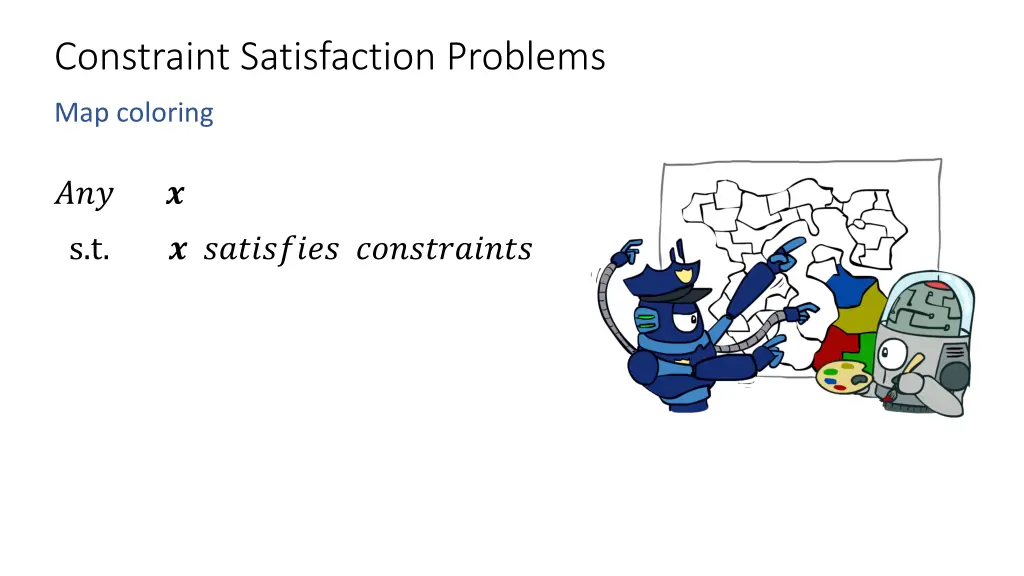 constraint satisfaction problems