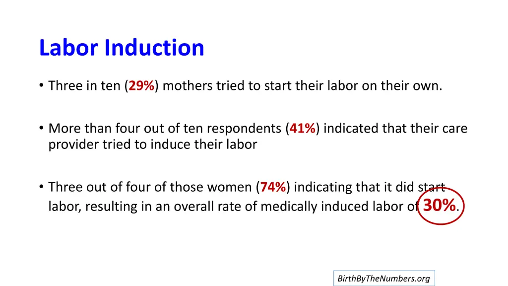 labor induction