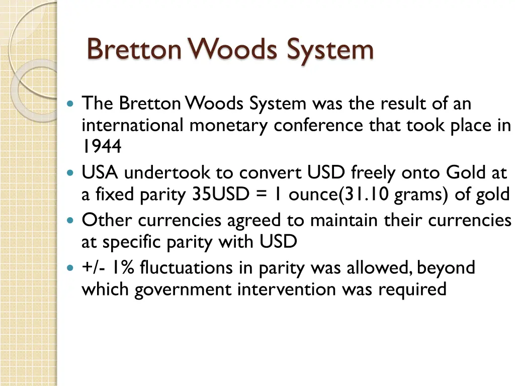 brettonwoods system