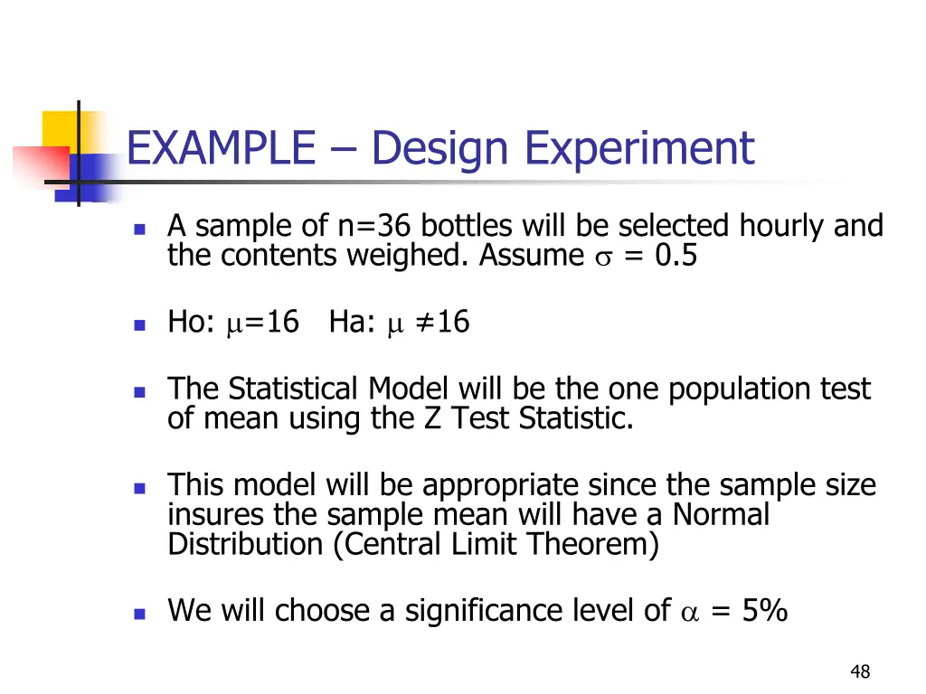 example design experiment