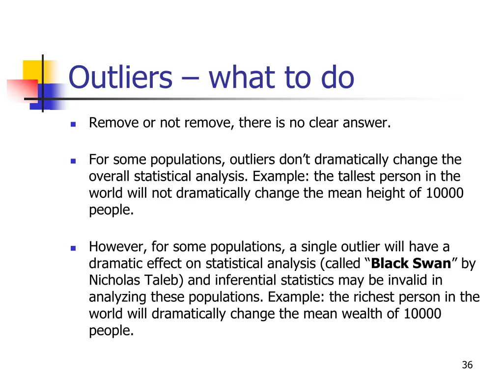 outliers what to do