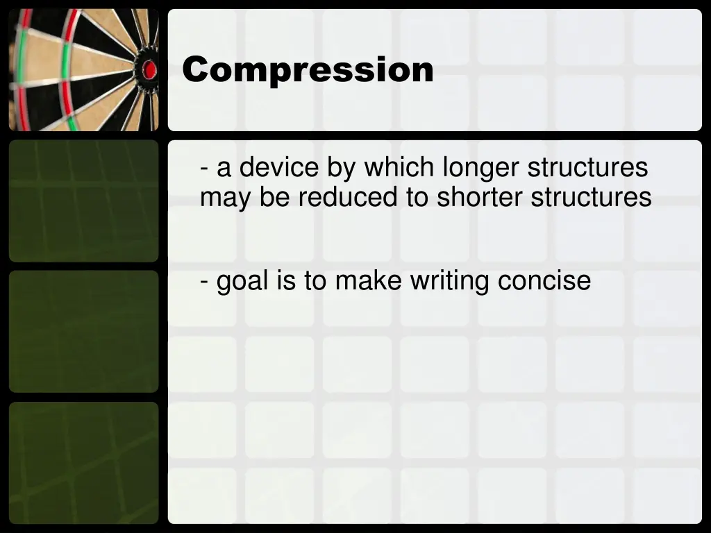 compression