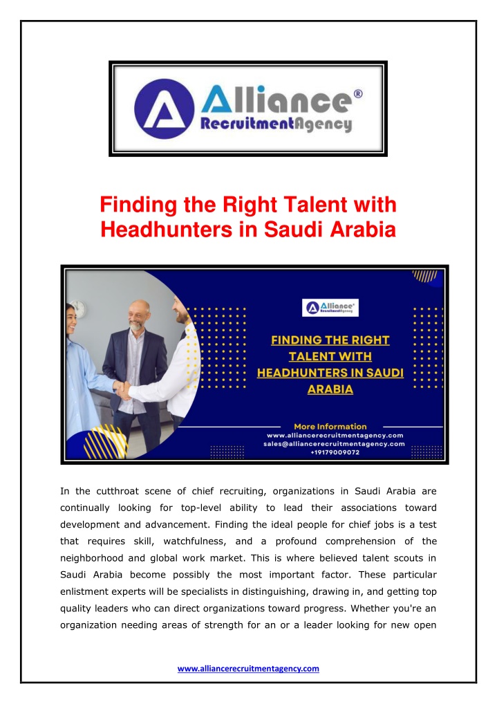 finding the right talent with headhunters