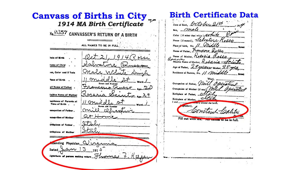 birth certificate data 2