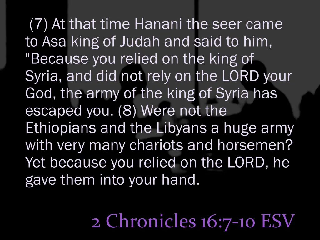 7 at that time hanani the seer came to asa king