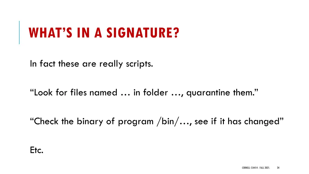 what s in a signature