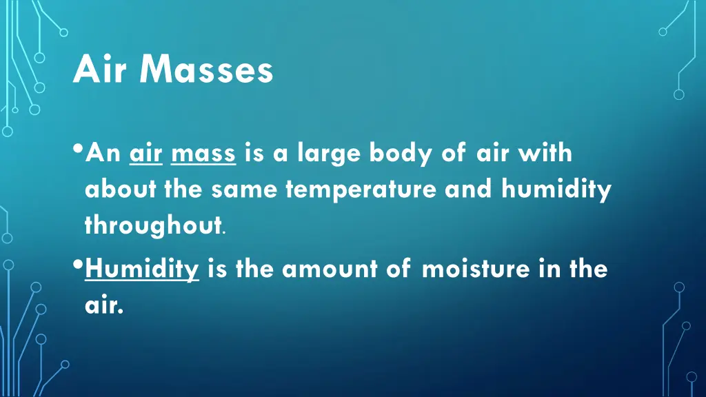 air masses