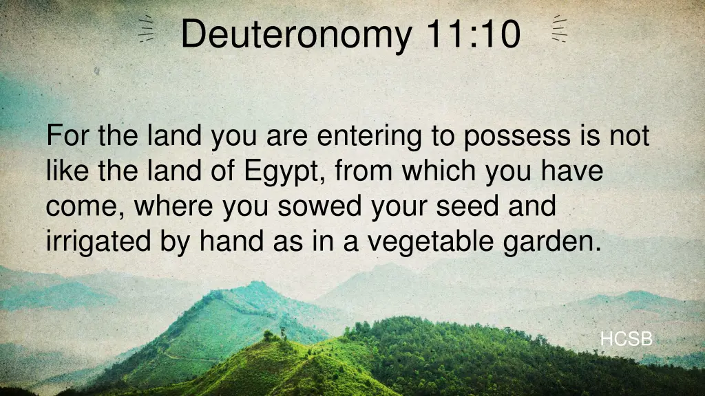 deuteronomy 11 10