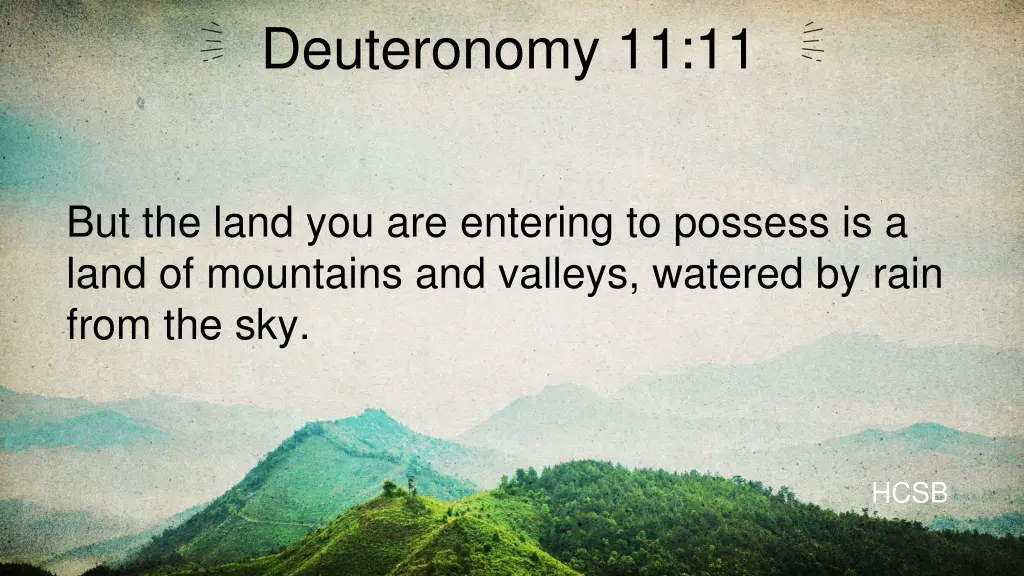 deuteronomy 11 11