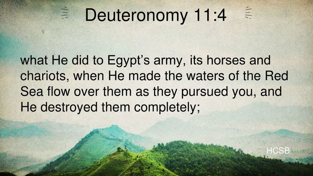 deuteronomy 11 4