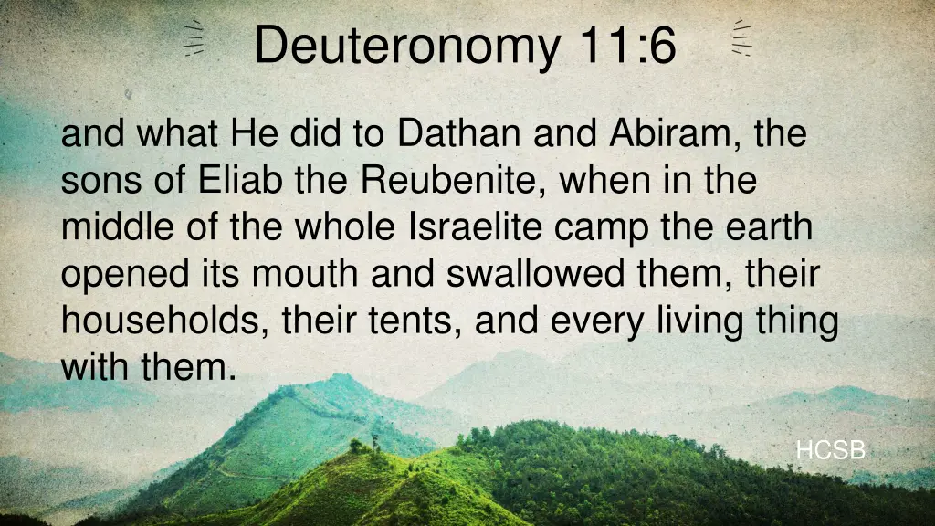 deuteronomy 11 6