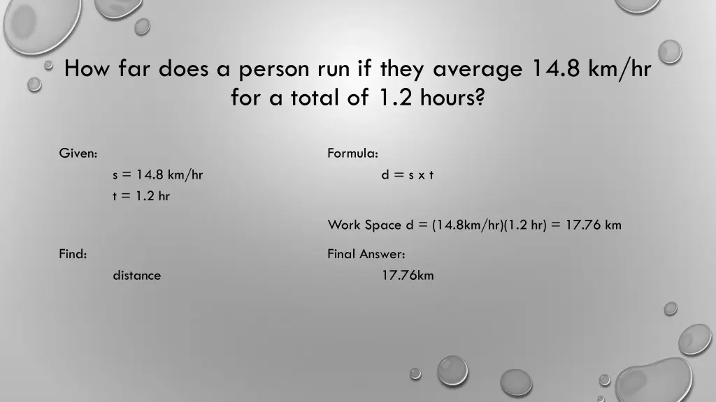 how far does a person run if they average