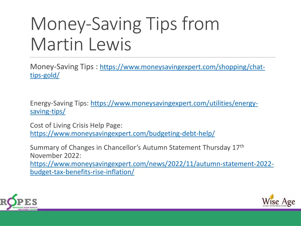 money saving tips from martin lewis