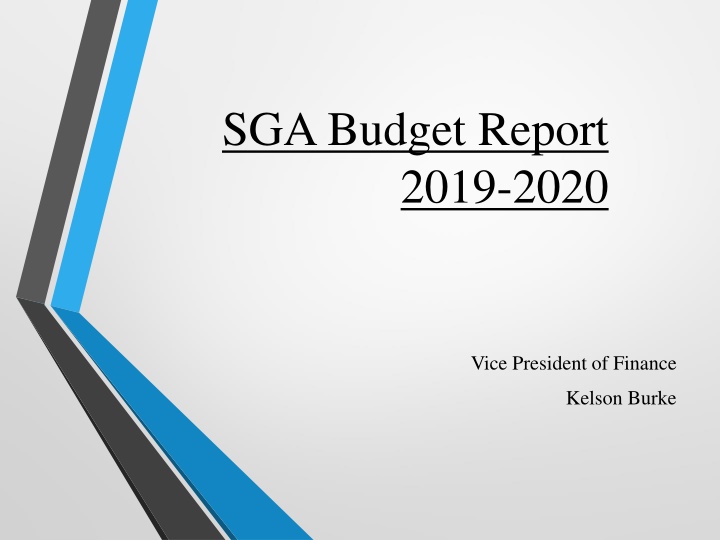 sga budget report 2019 2020