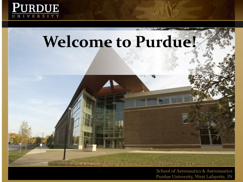 welcome to purdue