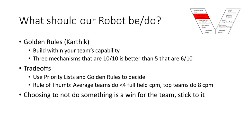 what should our robot be do 1