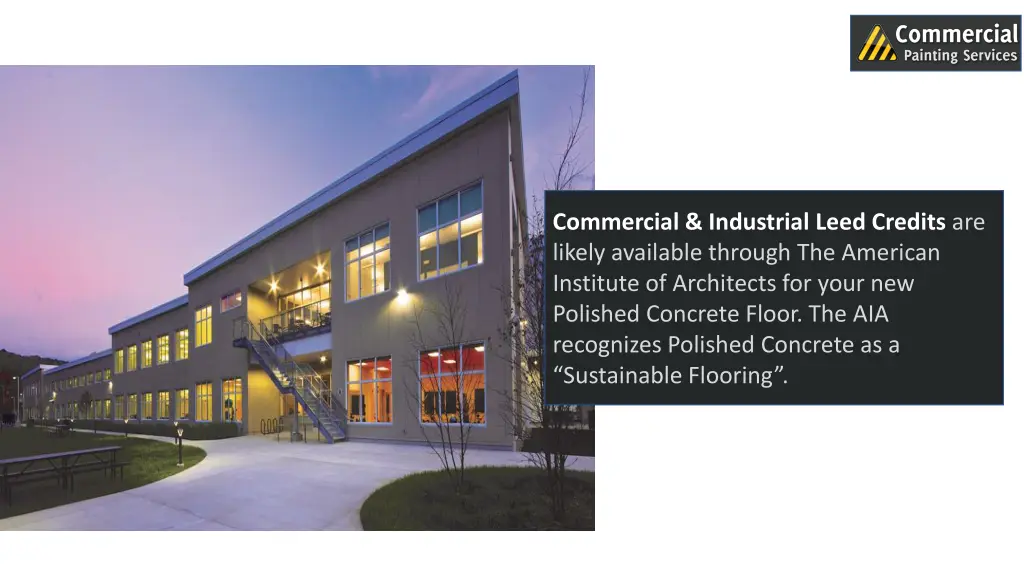 commercial industrial leed credits are likely