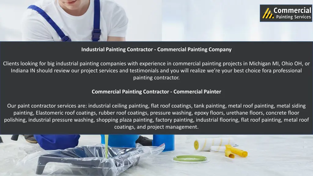 industrial painting contractor commercial